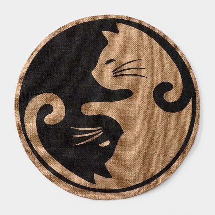 Салфетка сервировочная на стол «Инь и ян», 38×38 см Салфетка сервировочная на стол «Инь и ян», 38×38 см