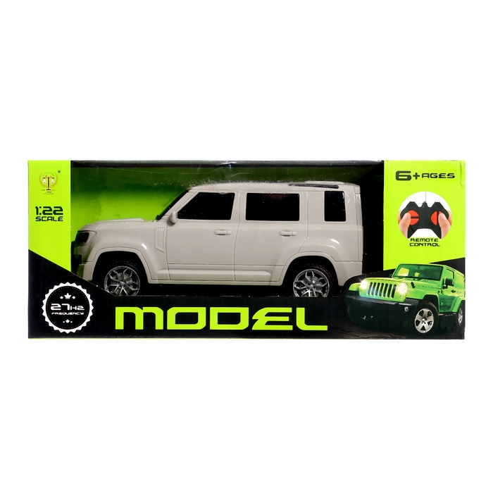 Джип радиоуправляемый «Крузер», работает от батареек, цвет бежевый Джип радиоуправляемый «Крузер», работает от батареек, цвет бежевый