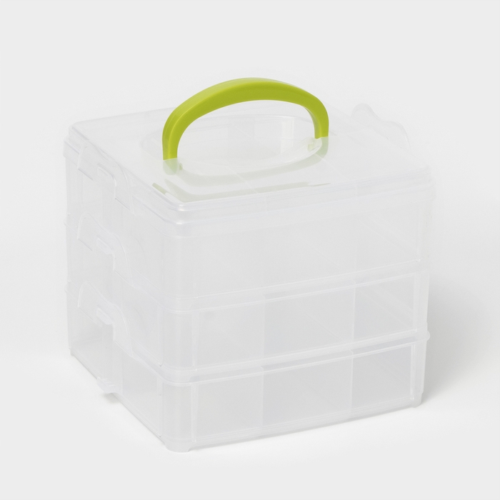 Органайзер для для мелочей 3-х ярусный, 18 ячеек