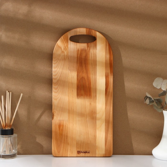 Набор разделочных досок на подставке Adelica, 3 шт: 38×18, 30×18, 22×18 см, берёза Набор разделочных досок на подставке Adelica, 3 шт: 38×18, 30×18, 22×18 см, берёза