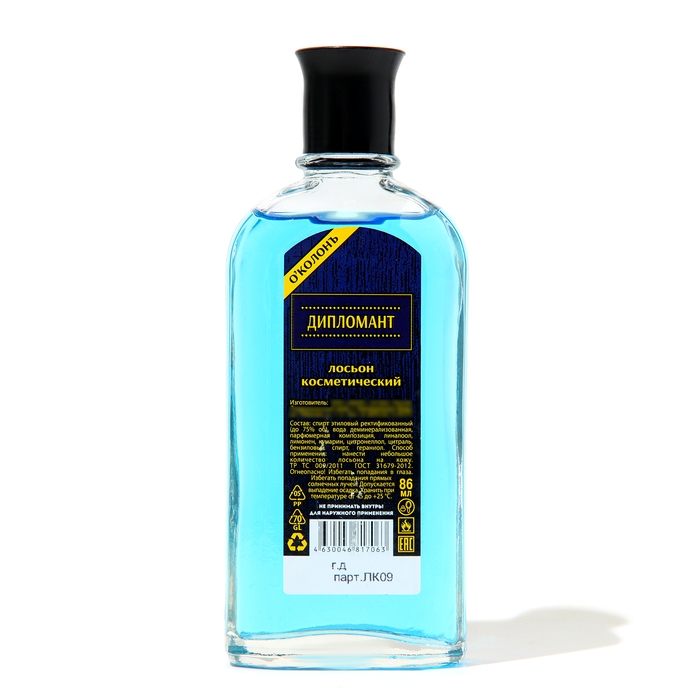 Лосьон одеколон после бритья  Лосьон одеколон после бритья "Дипломат", 86 мл