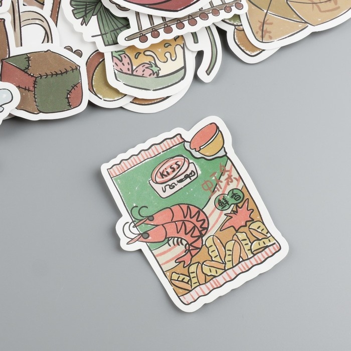 Наклейки пластик Наклейки пластик "Связь" набор 60 шт 10х12 см