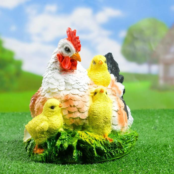 Садовая фигура  Садовая фигура "Курица Наседка" 27х19х23см