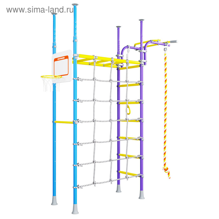 Детский спортивный комплекс ROMANA R4, цвет сиреневый/голубой Детский спортивный комплекс ROMANA R4, цвет сиреневый/голубой