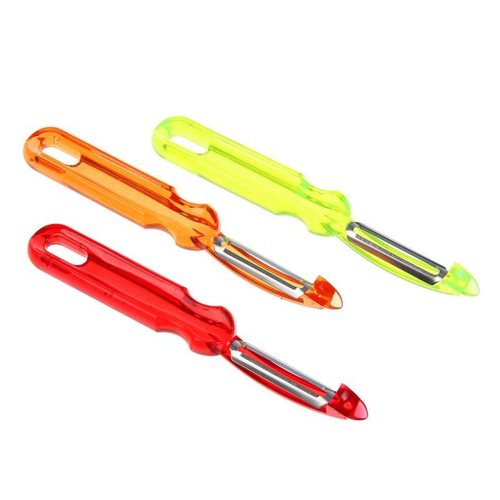 Овощечистка Доляна «Леденец», 17 см, цвет МИКС Овощечистка Доляна «Леденец», 17 см, цвет МИКС