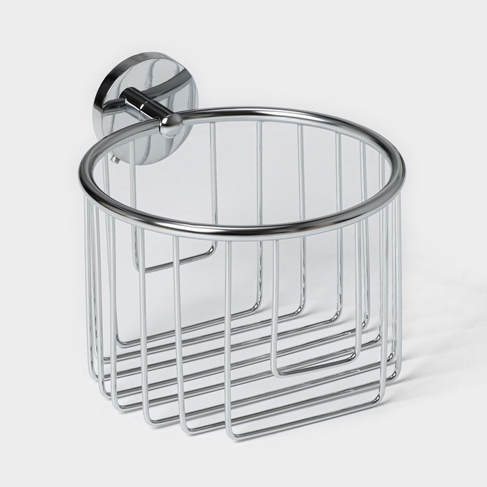 Держатель для туалетной бумаги Штольц Stölz, 14×16×13 см, цвет хромированный Держатель для туалетной бумаги Штольц Stölz, 14×16×13 см, цвет хромированный