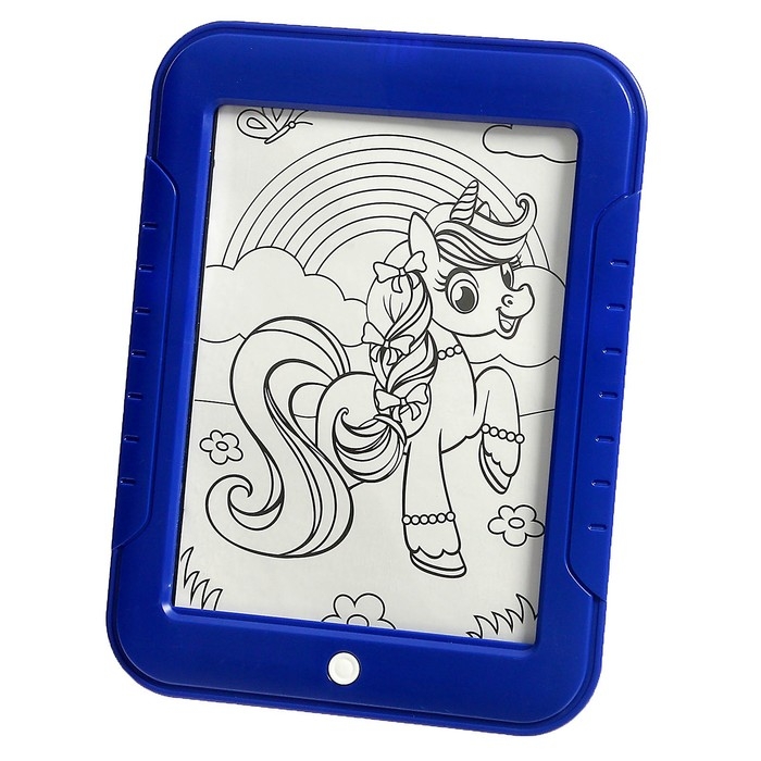 Планшет для рисования «Волшебный единорог», 6 неоновых фломастеров, 6 картинок, 8 световых эффектов Планшет для рисования «Волшебный единорог», 6 неоновых фломастеров, 6 картинок, 8 световых эффектов