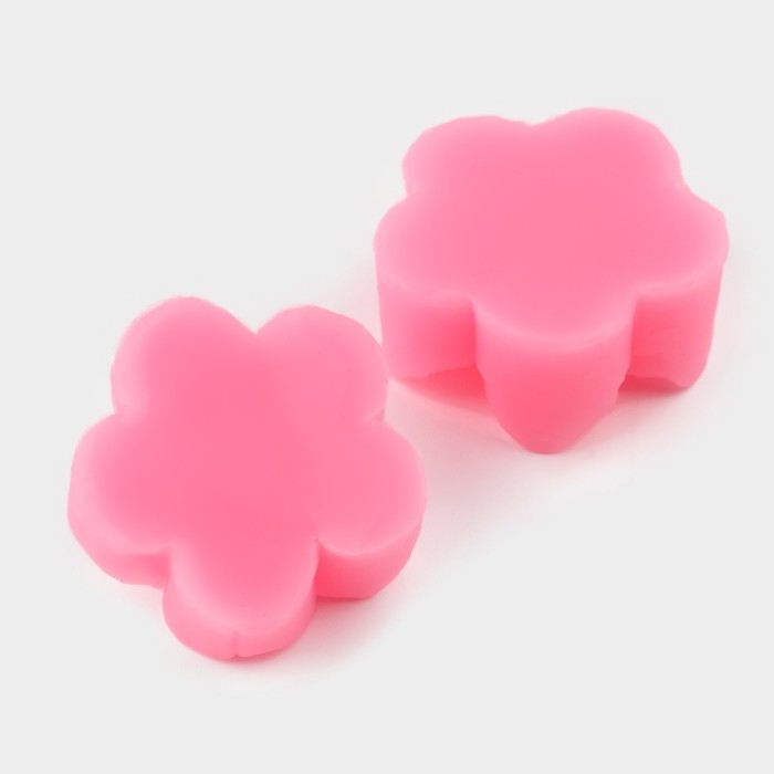 Молд «Цветок», силикон, 2 предмета, 4×2,9 см, цвет МИКС Молд «Цветок», силикон, 2 предмета, 4×2,9 см, цвет МИКС