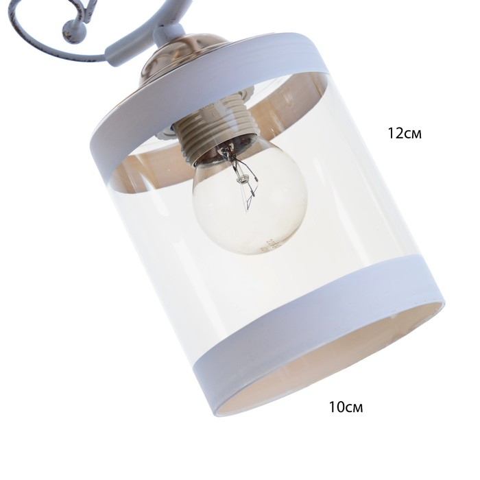 Люстра 1083/5WT+GD 40Вт Е27 белый-золото 54х54х24 см BayerLux