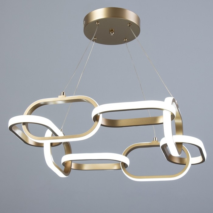 Светильник Светильник "Катена" LED 110Вт 6000К золото 53х53х120 см BayerLux