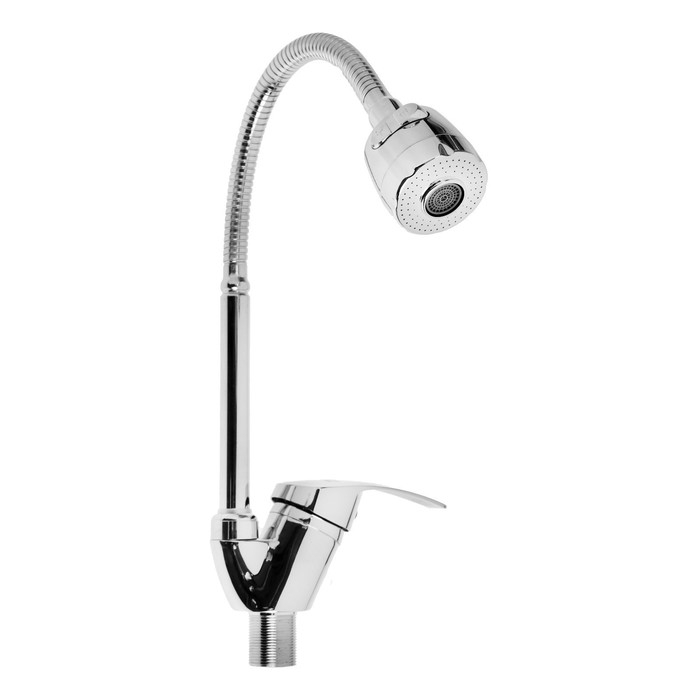 Смеситель для кухни ZEIN Z66350352, гибкий излив, картридж 40 мм, двухрежимный аэратор, хром Смеситель для кухни ZEIN Z66350352, гибкий излив, картридж 40 мм, двухрежимный аэратор, хром