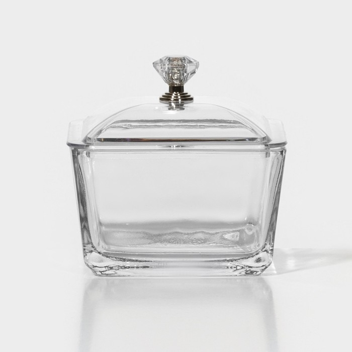 Менажница стеклянная на подставке «Голд», 19,5×19,5 см Менажница стеклянная на подставке «Голд», 19,5×19,5 см