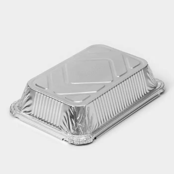 Форма из фольги для выпечки и запекания Доляна, 960 мл, 21,8×15,5×4 см Форма из фольги для выпечки и запекания Доляна, 960 мл, 21,8×15,5×4 см