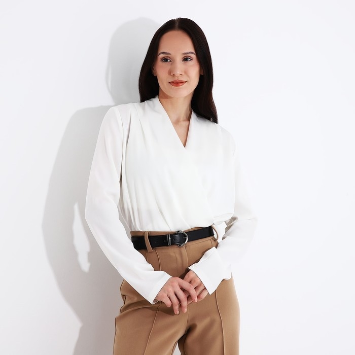 Ремень женский, ширина 2.7 см, винт, пряжка металл, цвет чёрный