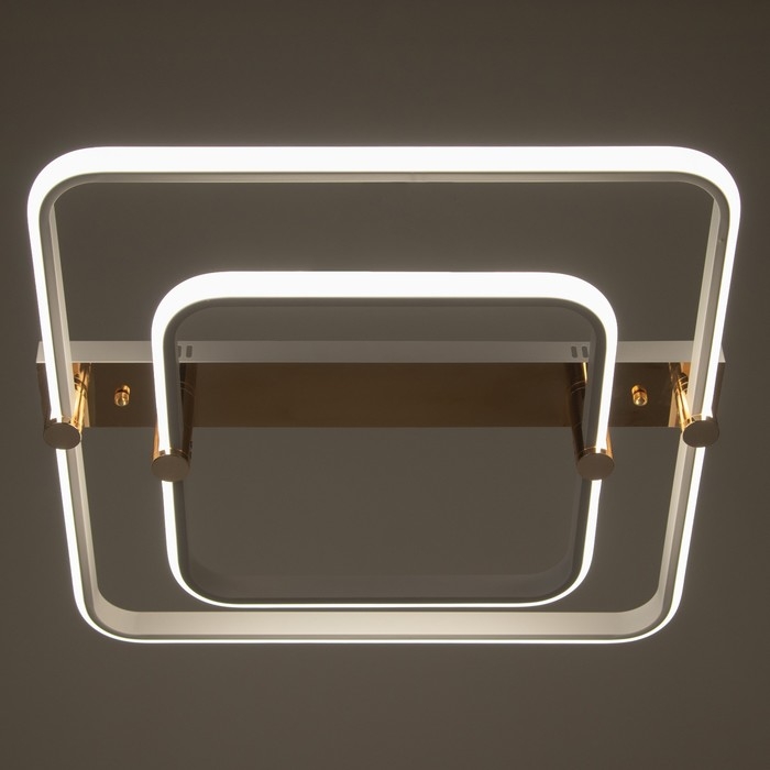 Светильник Светильник "Сонлан" LED 120Вт золото 60х60х12 см BayerLux