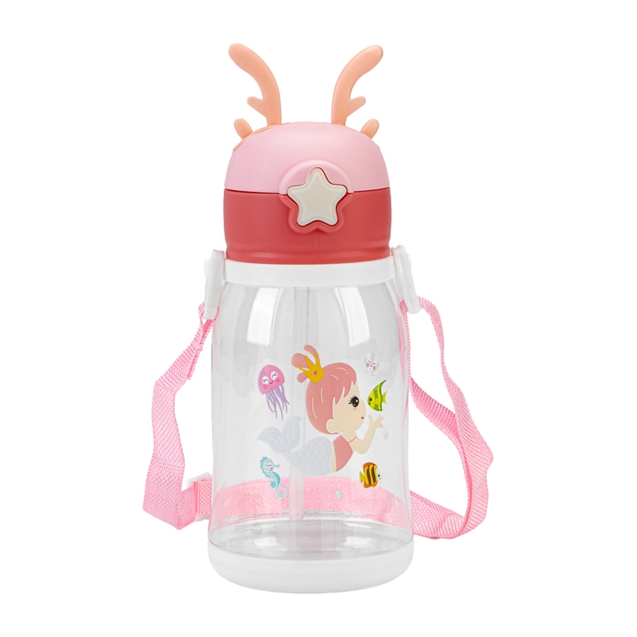 Бутылка для воды, 600 мл,  Бутылка для воды, 600 мл, "Русалочка"