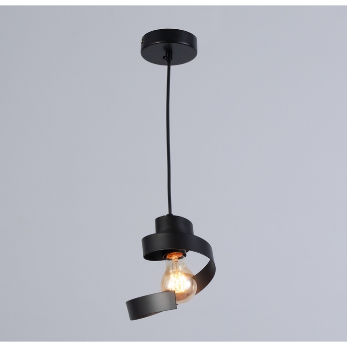 Люстра Люстра "Кратос" 1х60Вт Е27 Чёрный 15х15х20(100)см