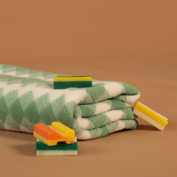 Полотенце банное Этель Полотенце банное Этель "Градиент", цв. зелёный, 70х140 см, 100% п/э, 240 г/м2