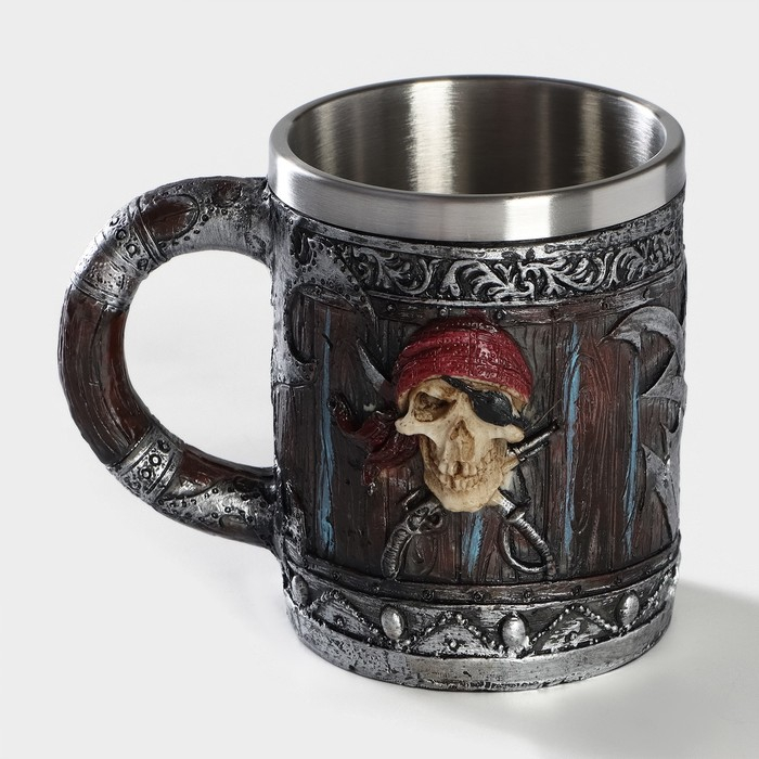 Кружка из нержавеющей стали «Пираты. Хэллоуин», 400 мл Кружка из нержавеющей стали «Пираты. Хэллоуин», 400 мл