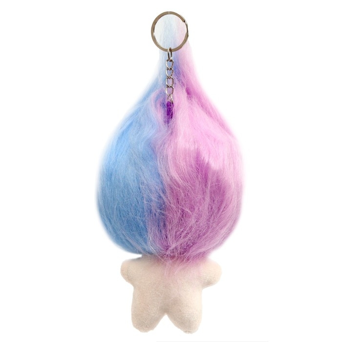 Мягкая игрушка «Тролли», на брелоке, 12 см, цвет МИКС Мягкая игрушка «Тролли», на брелоке, 12 см, цвет МИКС