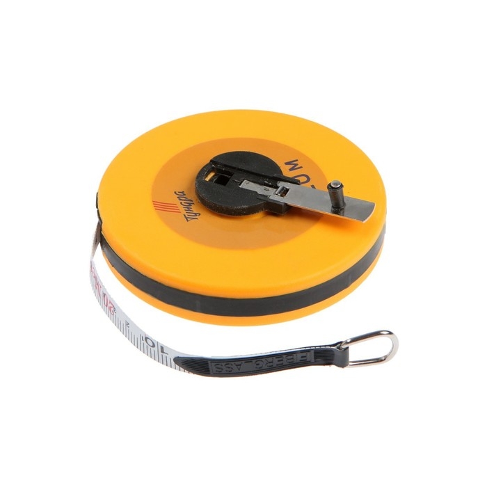 Рулетка геодезическая ТУНДРА, фиберглассовая лента, закрытый корпус, 20 м х 13 мм Рулетка геодезическая ТУНДРА, фиберглассовая лента, закрытый корпус, 20 м х 13 мм