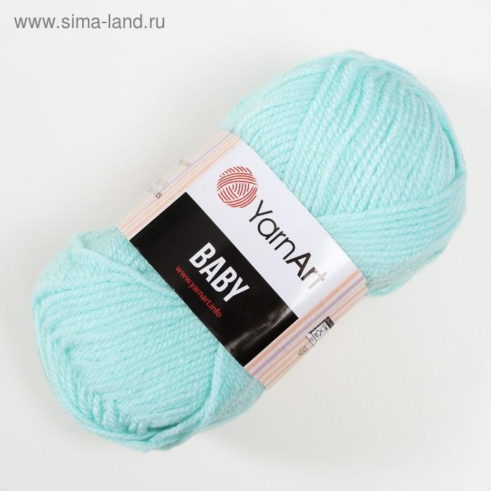Пряжа Пряжа "Baby" 100% акрил 150м/50гр (856 св. бирюза)