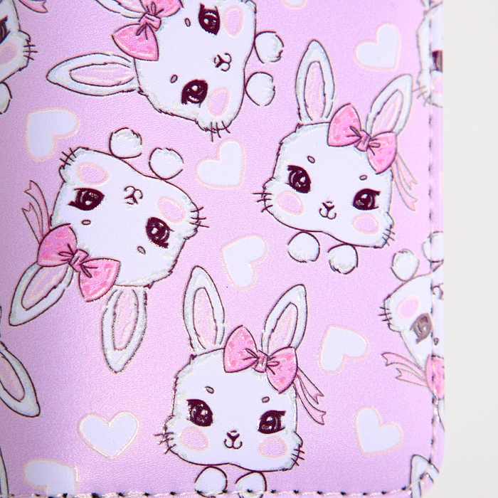 Кошелёк на молнии "Выбражулька", цвет розовый