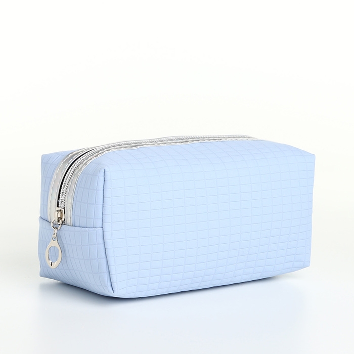 Косметичка на молнии, цвет голубой Косметичка на молнии, цвет голубой