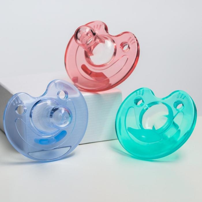Соска - пустышка цельносиликоновая классическая «Улыбка», от 0 мес., цвет МИКС Соска - пустышка цельносиликоновая классическая «Улыбка», от 0 мес., цвет МИКС