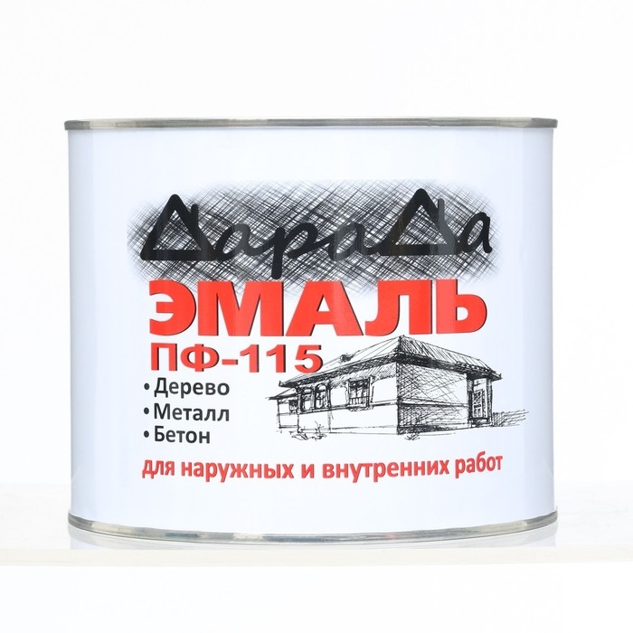 Эмаль (Дарада) ПФ-115 (ГОСТ) голубая 1,8 кг Эмаль (Дарада) ПФ-115 (ГОСТ) голубая 1,8 кг