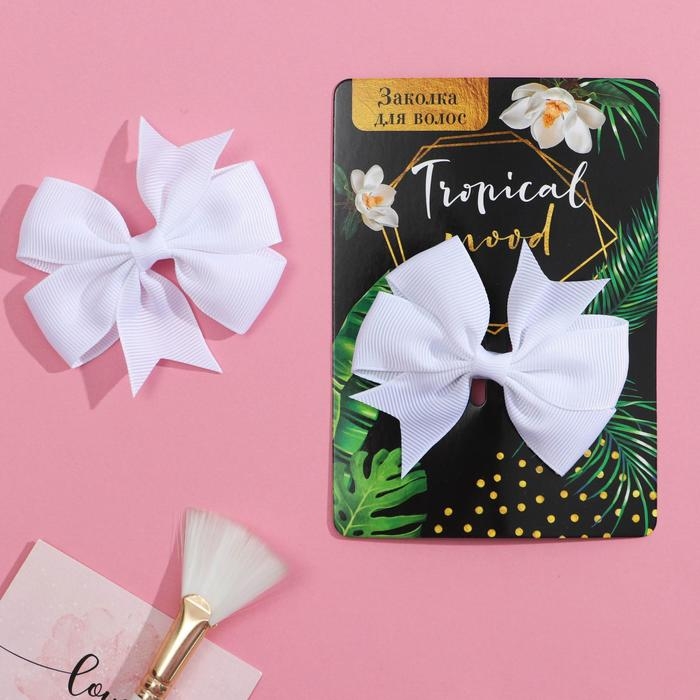 Заколка для волос с бантом «Tropical mood», 10 х 14 см Заколка для волос с бантом «Tropical mood», 10 х 14 см