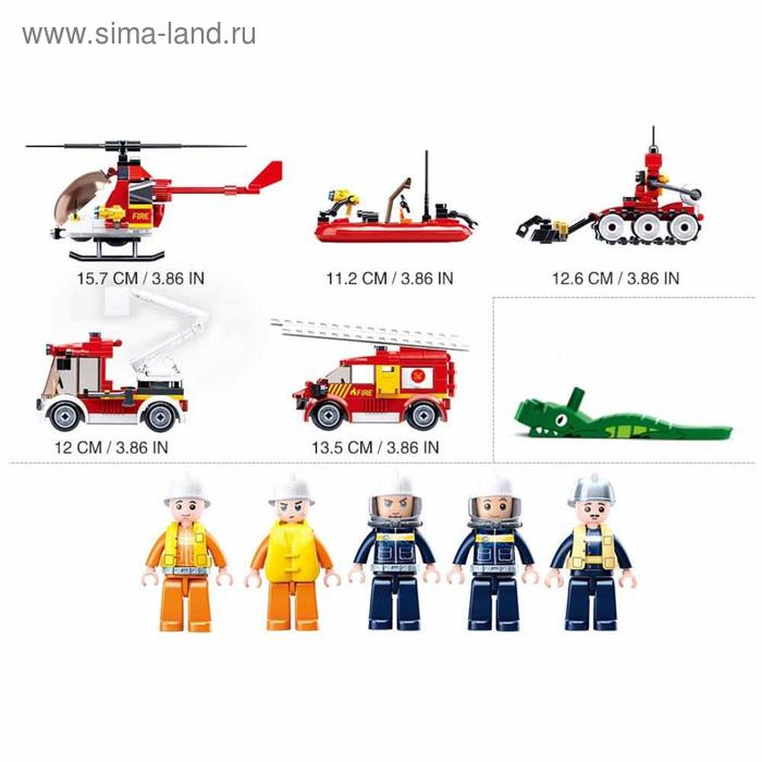 Конструктор Пожарный «Пожар на нефтебазе», 490 деталей Конструктор Пожарный «Пожар на нефтебазе», 490 деталей