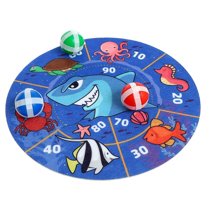 Дартс с пистолетом «Акула», 2 обоймы, 9 шаров Дартс с пистолетом «Акула», 2 обоймы, 9 шаров