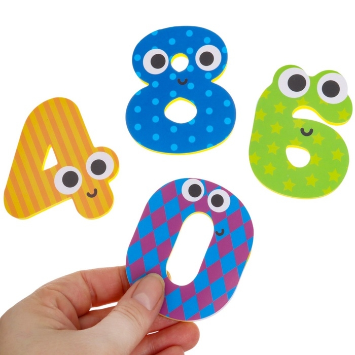 Набор стикеров EVA для ванны «Цифры», Крошка Я Набор стикеров EVA для ванны «Цифры», Крошка Я