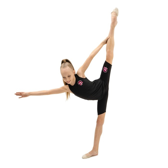 Майка-борцовка для гимнастики и танцев Grace Dance, р. 36, цвет чёрный Майка-борцовка для гимнастики и танцев Grace Dance, р. 36, цвет чёрный