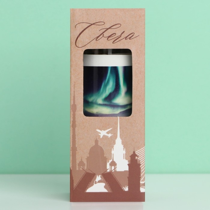 Свеча в колбе «Север», 8 х 3 см Свеча в колбе «Север», 8 х 3 см