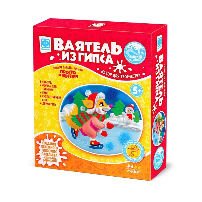 Ваятель панно для раскрашивания «Зимние забавы. Коньки», барельеф, своими руками Ваятель панно для раскрашивания «Зимние забавы. Коньки», барельеф, своими руками