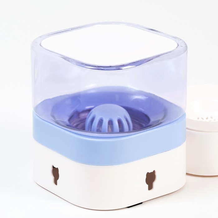 Автокормушка со съёмной крышкой, контейнер 1,8 л, фиолетовая Автокормушка со съёмной крышкой, контейнер 1,8 л, фиолетовая