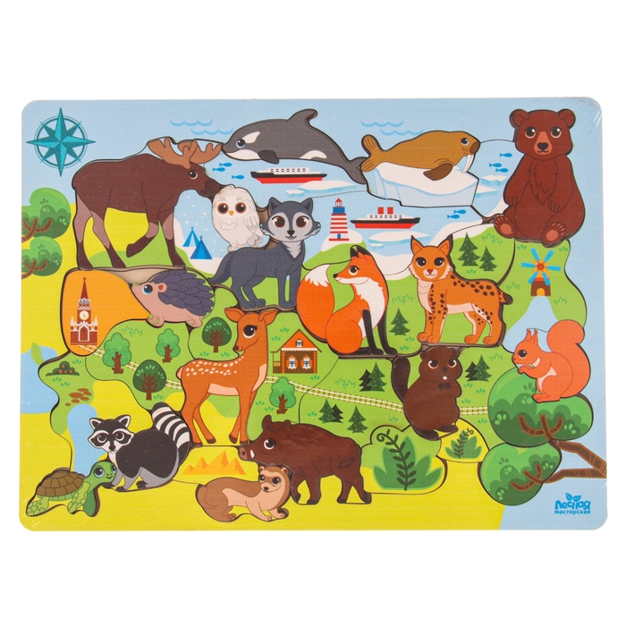 Головоломка «Животные Евразии» Головоломка «Животные Евразии»