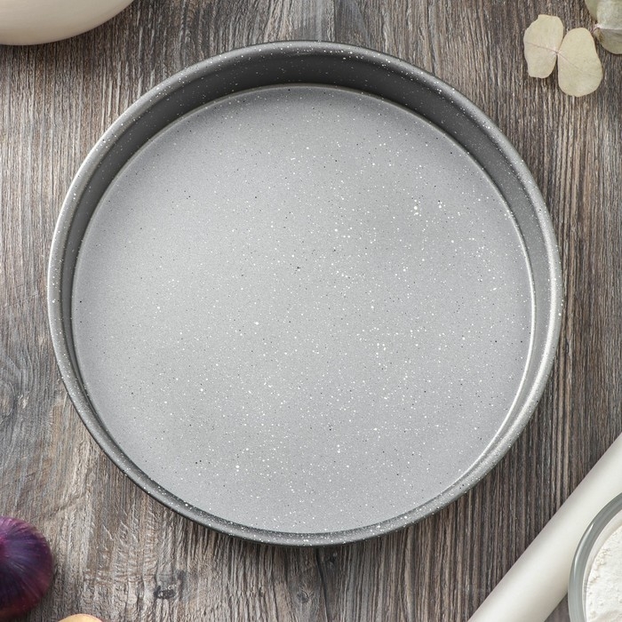 Форма для выпечки Magistro Gourmet Range, 24,8×24,8×5 см, толщина 0,6 мм, антипригарное покрытие, цвет серый Форма для выпечки Magistro Gourmet Range, 24,8×24,8×5 см, толщина 0,6 мм, антипригарное покрытие, цвет серый