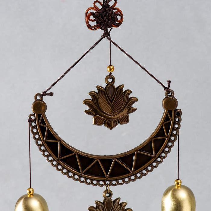 Музыка ветра металл Музыка ветра металл "Ганеша, ожерелье" 5 колокольчиков 60 см