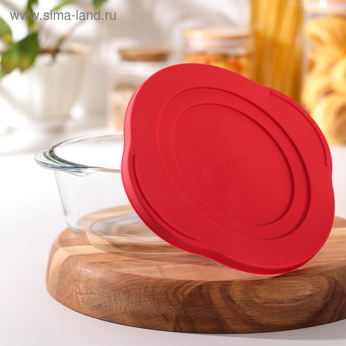 Кастрюля из жаропрочного стекла для запекания Borcam, 1,45 л, с крышкой Кастрюля из жаропрочного стекла для запекания Borcam, 1,45 л, с крышкой