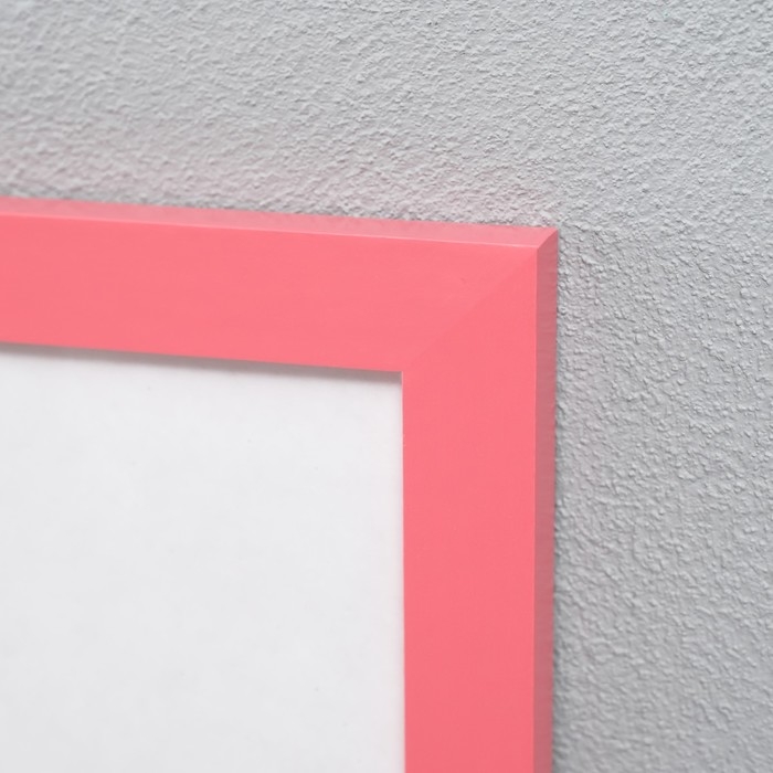 Фоторамка МДФ 30х40 см, №6, шир. 18 мм, толщ. 12 мм, розовый (пластиковый экран) Фоторамка МДФ 30х40 см, №6, шир. 18 мм, толщ. 12 мм, розовый (пластиковый экран)