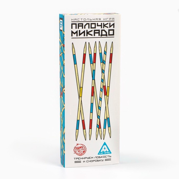 Настольная игра «Палочки Микадо», 31 деревянная палочка, 5+