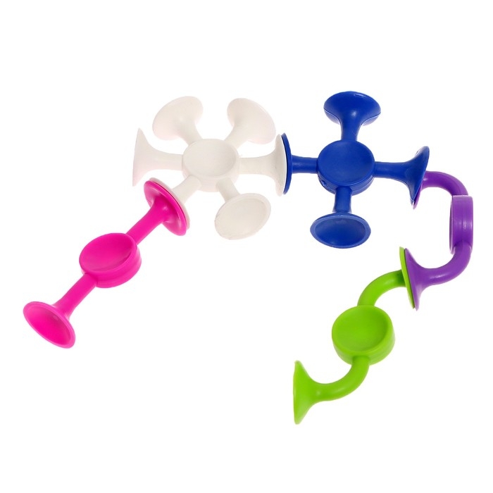 Конструктор «Забавные присоски», 36 деталей