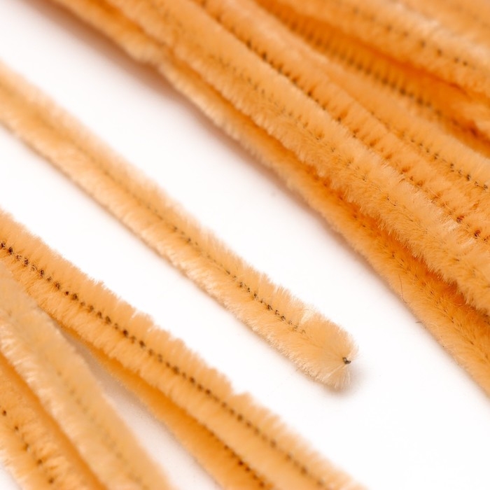 Проволока с ворсом для поделок и декора набор 50 шт., размер 1 шт. 30 × 0,6 см, цвет песочный Проволока с ворсом для поделок и декора набор 50 шт., размер 1 шт. 30 × 0,6 см, цвет песочный