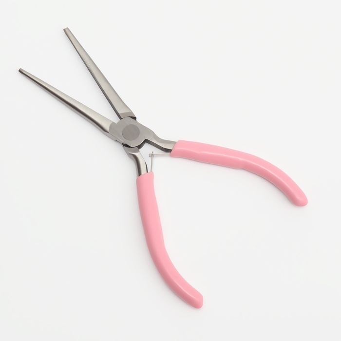 Тонкогубцы для моделирования ногтей, 15 см, цвет розовый Тонкогубцы для моделирования ногтей, 15 см, цвет розовый