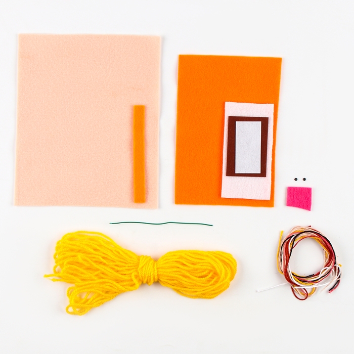 Набор по изготовлению игрушки из фетра «Девочка — лисичка» рост — 15 см Набор по изготовлению игрушки из фетра «Девочка — лисичка» рост — 15 см