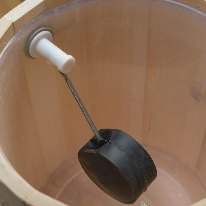 Обливное устройство из липы, 13л, пластиковая вставка, Обливное устройство из липы, 13л, пластиковая вставка,"Еловая ветка"