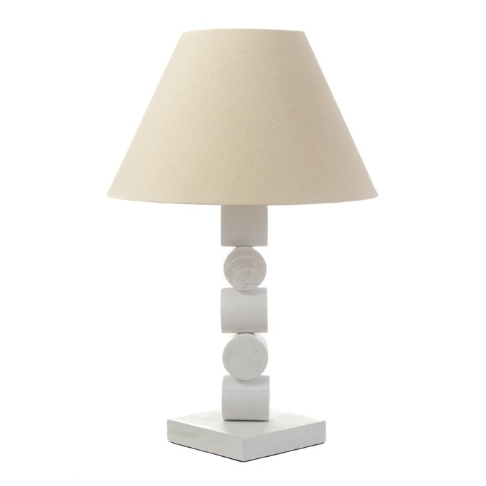 Настольная лампа Настольная лампа "Бим" Е27 40Вт белый 35х35х56см RISALUX